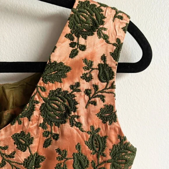 Stunning 60s Brocade Wiggle Dress & Matching Jacket - Picture 5 of 16